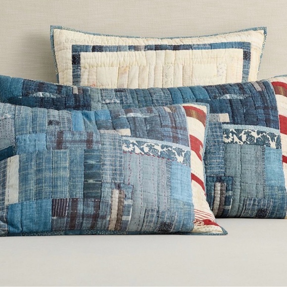 Pottery Barn Americana California King Quilt & Pillow Shams - Picture 12 of 12